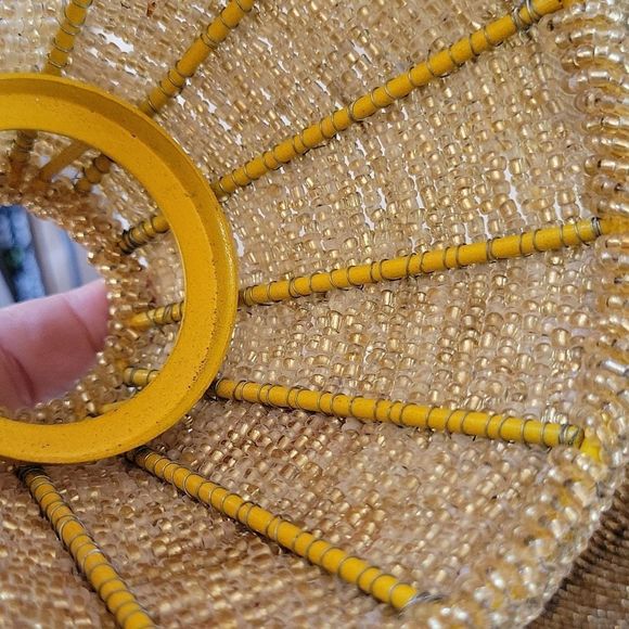 NWT Modern RUSTIC FARMHOUSE hand-beaded 5" shade - Picture 7 of 7